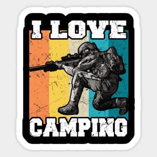 Funny First Person Shooter Gamer Saying Sticker